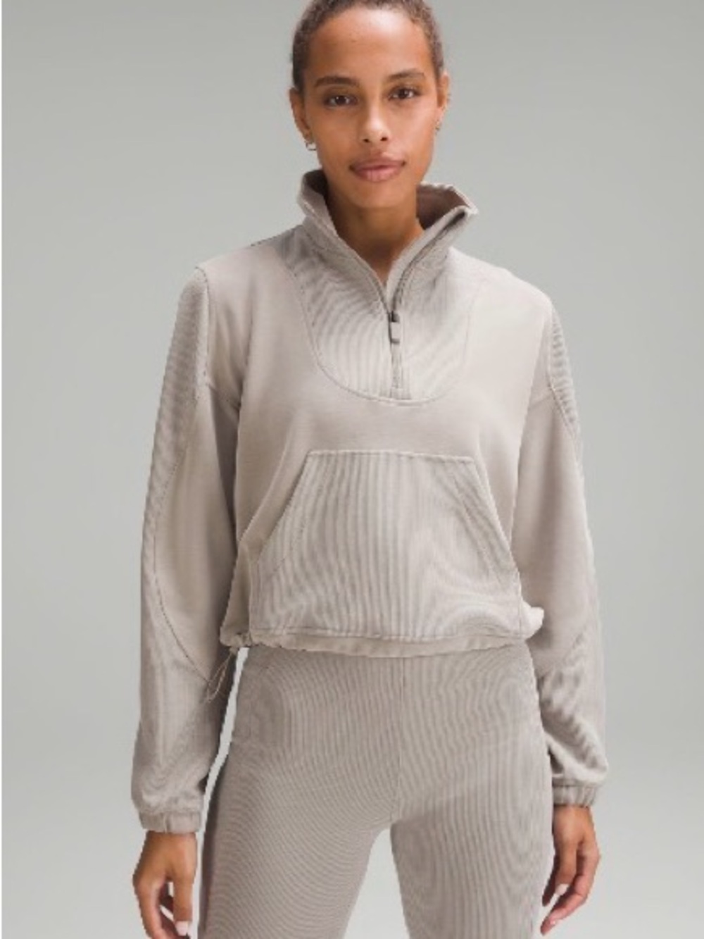 lululemon athletica Softstreme Ribbed Half-Zip - Riverstone